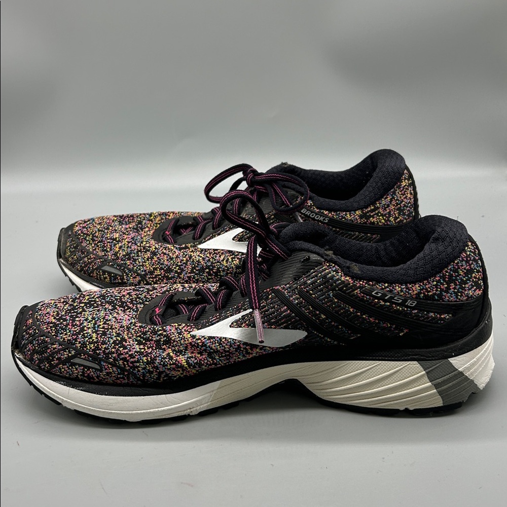 Brooks Adrenaline GTS 18 Women’s Size 11 Confetti 1202681B687 Running Shoes - Picture 9 of 12